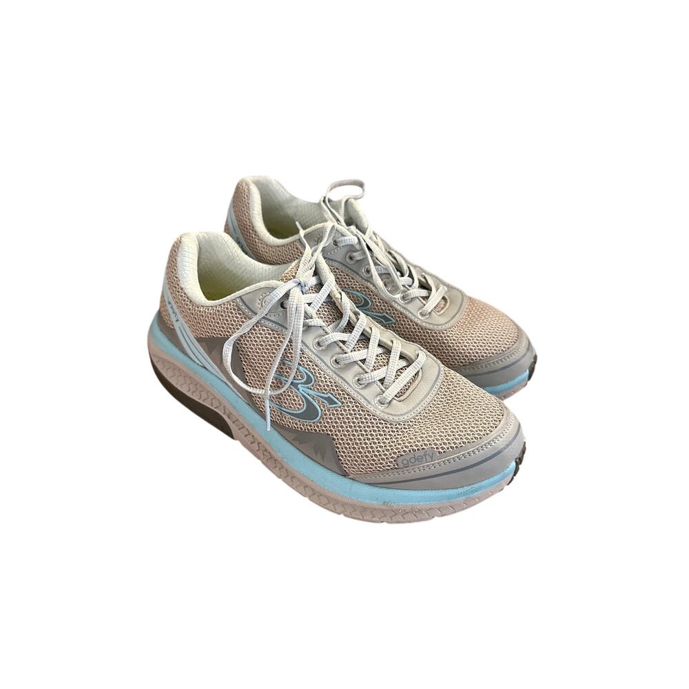 Women 10.5 Gravity Defyer GDefy Mighty Walk Bluegray Sneakers Running Shoes